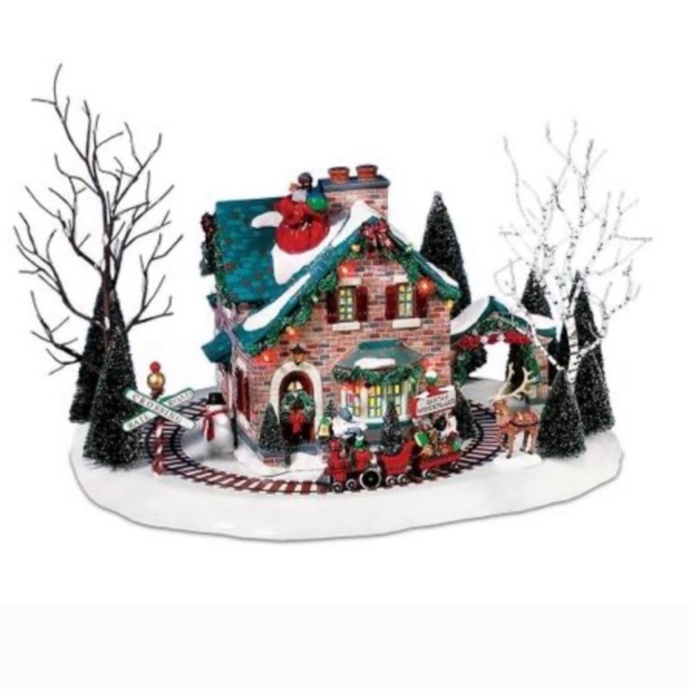 Department 56 Holiday Village with Train and Snowy Accents - Picture 11 of 16